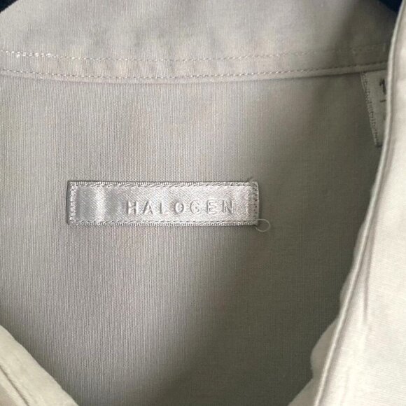 Halogen Mens' Solid Gray Dress Shirt Size 16.5-R Workwear Business - Picture 5 of 9